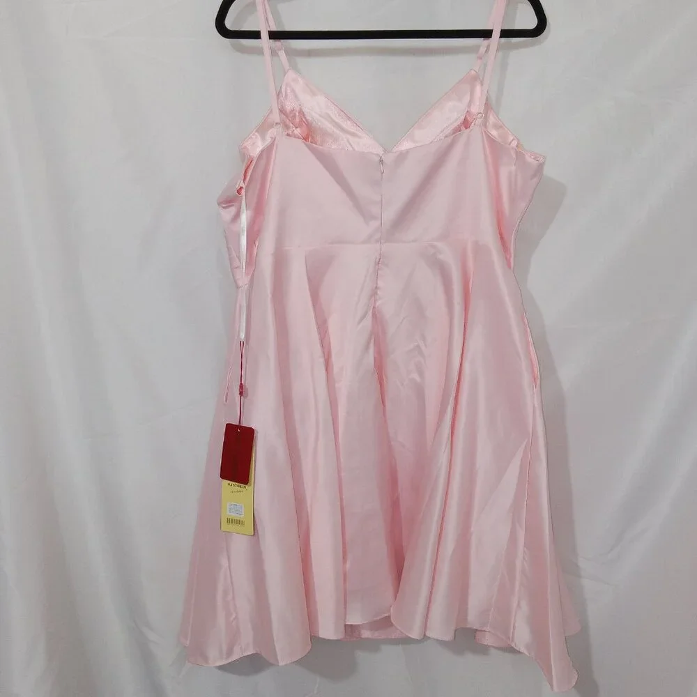 May Queen Couture V Neck Sleeveless Fit and Flare Short Dress Sz 18 NEW - Picture 11 of 16